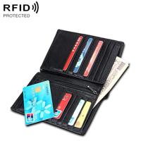 8219 Antimagnetic RFID Men Multi-functional Wallet Card Bag Passport Package - thumbnail
