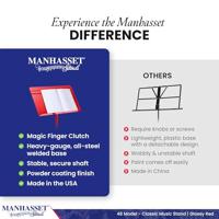 Manhasset 4801-R Symphony Stand lessenaar rood - thumbnail