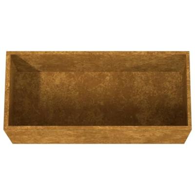 VidaXL Plantenbak 62x30x29 cm cortenstaal