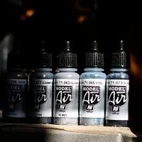 Vallejo 71176 Modelspoor mengkleur Zilver, Staal, Goud, Messing, Koper, Artic-blauw, Gunmetal, Zwart 8 stuk(s) - thumbnail