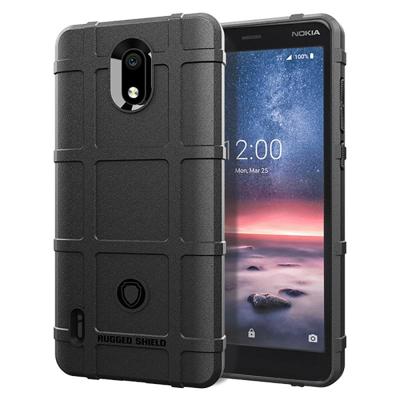 Volledige dekking schokbestendig TPU Case voor Nokia 3.1 A (zwart)