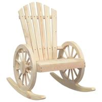 Schommelstoel Adirondack massief vurenhout - thumbnail