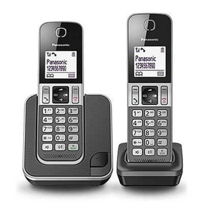 Panasonic kx-tgd312nlg telefoons 2 stuks zwart/grijs