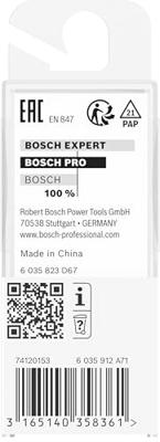 Bosch Accessoires Vingerfrezen 8 mm, D1 14 mm, L 20 mm, G 51 mm 1st - 2608628375 - thumbnail
