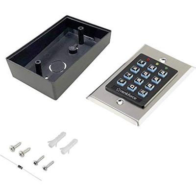Renkforce 1582597 Codeslot Opbouw (op muur) Met verlicht toetsenbord