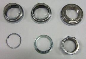 Gazelle balhoofdstel chroom impala 1"