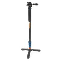 3 Legged Thing Punks Trent 2.0 Monopod Kit w/DOCZ2 Foot Stabilizer Blk, Blue - thumbnail
