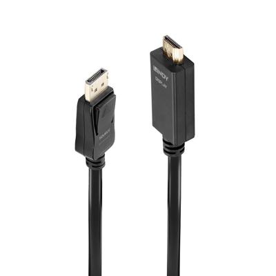 Lindy 36924 Diplayport HDMI Zwart kabeladapter/verloopstukje - thumbnail