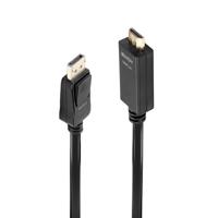 LINDY 36921 DisplayPort-kabel DisplayPort / HDMI Adapterkabel DisplayPort-stekker, HDMI-A-stekker 1.00 m Zwart - thumbnail