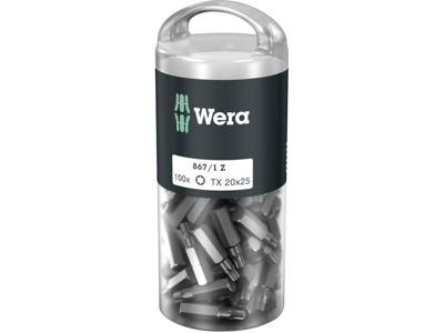 Wera 867/1 Z TORX® DIY 100, TX 40 x 25 mm (100 Bits pro Box) - 1 stuk(s) - 05072452001 Wera 867/1 Z TORX® DIY 100, TX 40 x 25 mm (100 Bits pro Box) - 1 stuk(s) - 05072452001