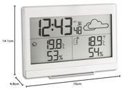 Draadloos weerstation TFA Dostmann CASA 35.1135.02 Wit - thumbnail