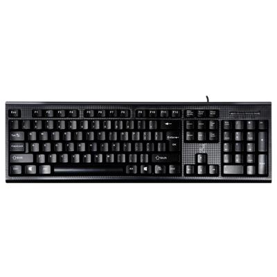 ZGB Q9 104 toetsen USB vast raster Texture algemeen Gaming Office Keyboard(Black)