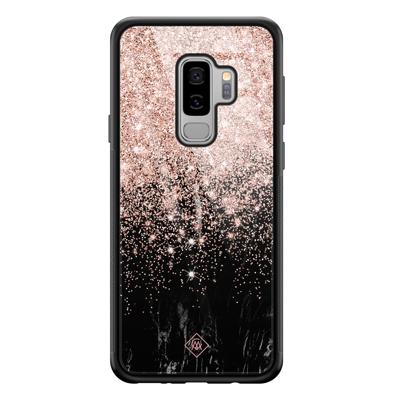 Samsung Galaxy S9 Plus glazen hardcase - Marmer twist