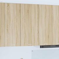 Hangkast Riga Sonoma Eik en Wit 50 x 31 x 100 cm Bewerkt hout - thumbnail