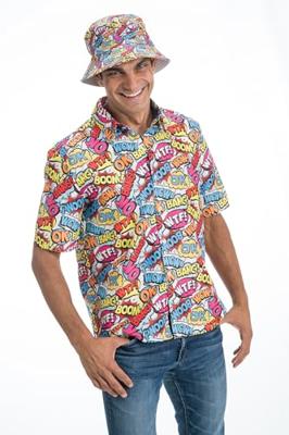 90&apos;s Blouse Cartoon gekleurde Tekstwolkjes