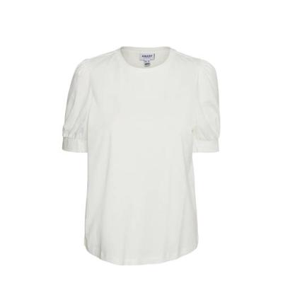 AWARE by VERO MODA top VMKERRY van biologisch katoen wit AWARE by VERO MODA top VMKERRY van biologisch katoen wit