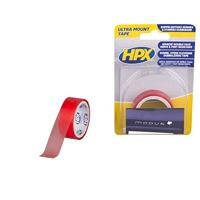 HPX Producten/dubbelzijdig bevestigingstape transparant 19mm x 150m - thumbnail