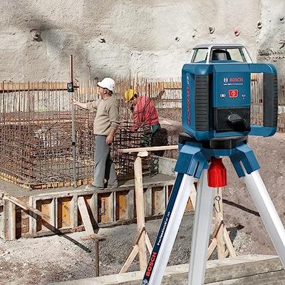 Bosch Professional GRL 400 H Rotatielaser Rood + Laserontvanger LR 1 + BT152 HD Statief + GR2400 Meetlat in koffer - 06159940JY
