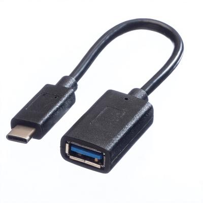 VALUE USB 3.2 Gen 1 Kabel, USB Type C - A, M/F, OTG, VALUE USB 3.2 Kabel, USB Type C - A, M/F, OTG , zwart, 0,15 m VALUE USB 3.2 Gen 1 Kabel, USB Type C - A, M/F, OTG, VALUE USB 3.2 Kabel, USB Type C - A, M/F, OTG , zwart, 0,15 m