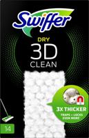 Swiffer dry 3d clean stofwisdoekjes 14st - thumbnail