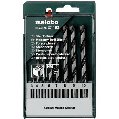 Metabo Accessoires Borencassette, 8 steenboren - 627193000