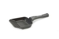 Kunststof kattenbakschep fijn - antraciet - thumbnail