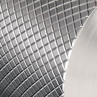 Brushed Carving thermostatische inbouw regendouche SET 58 + handdouche - thumbnail