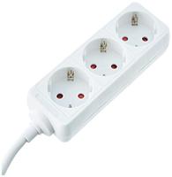 Kopp 128613003 Stekkerdoos 3-voudig Arctisch-wit Randaarde stekker 1 stuk(s) - thumbnail