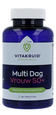Vitakruid Multi Dag Vrouw 50+ 100% Vegan 90
