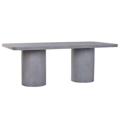 Eettafel Home ESPRIT Grijs Beton 200 x 100 x 74 cm