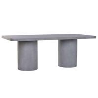 Eettafel Home ESPRIT Grijs Beton 200 x 100 x 74 cm - thumbnail