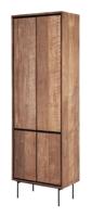 DTP Home Opbergkast 'Metropole' Teakhout, 210 x 70cm - thumbnail