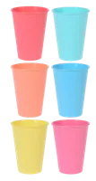 Excellent Electronics Kunststof Bekers Set van 6 - thumbnail