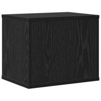 VidaXL Bureau organizer zwart eiken 36 x 26 x 29,5 cm bewerkt hout - thumbnail