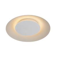 Lucide FOSKAL - Plafonnière - Ø 34,5 cm - LED - 1x12W 2700K - Wit - thumbnail
