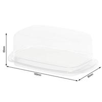 Rotho Fresh Botervloot Wit/Transparant - thumbnail