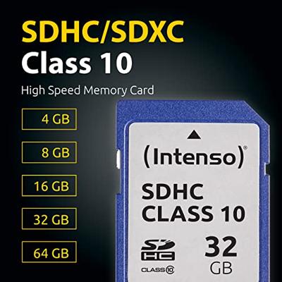 Intenso 3411480 SDHC-kaart 32 GB Class 10
