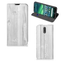 Nokia 2.3 Book | Wallet Case | White Wood - thumbnail