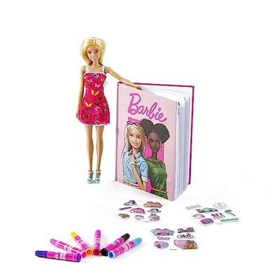 Mattel de barbie pop trendy style set met dagboek en stiften