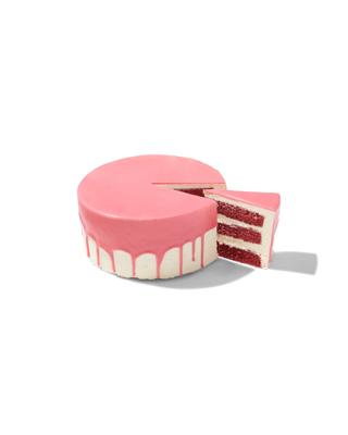 HEMA Dripcake roze red velvet 16 p. (roze)