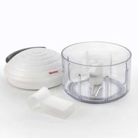 Metaltex rotomac revolutionaire groentehakker wit/transparant - thumbnail