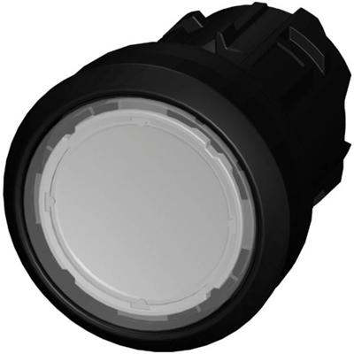 Siemens 3SU10000AB700AA0 3SU1000-0AB70-0AA0 Druktoets Bedieningsknop vlak, Kunststof frontring Helder Druk-ontgrendeling 1 stuk(s)