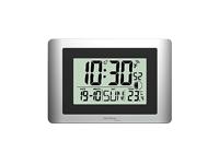 Techno Line WS8028 Zendgestuurde klok Zendergestuurd 220 mm x 56 mm x 150 mm x 56 mm Zilver - thumbnail