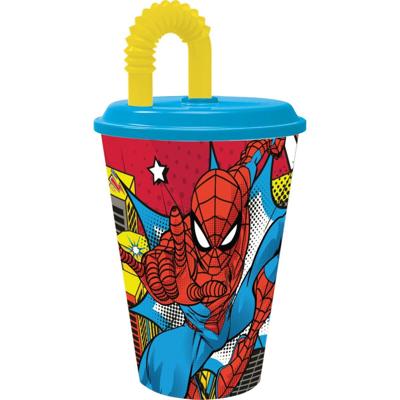 Beker met Rietje Spider-Man CZ11366 430 ml