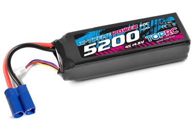 TRC Lipo 60c 14,8 Volt 5200mah Met EC5 stekker TRC Lipo 60c 14,8 Volt 5200mah Met EC5 stekker