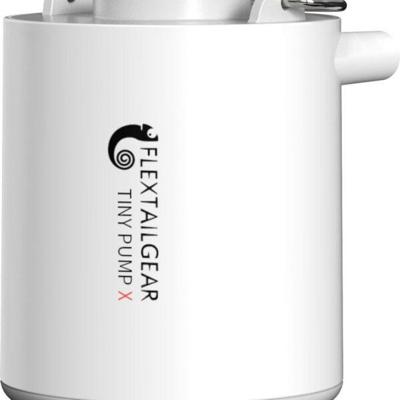 Flextail Gear luchtbed pomp Tiny Pump X - Oplaadbare luchtbedpomp - 400LM lantaarn - 3-in-1 - wit