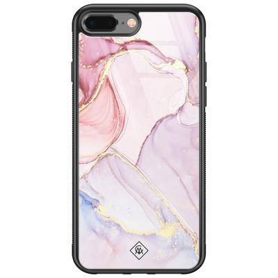 iPhone 8 Plus/7 Plus glazen hardcase - Purple sky iPhone 8 Plus/7 Plus glazen hardcase - Purple sky