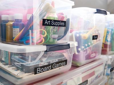 Labeltape Dymo LabelManager D1 polyester 19mm wit op zwart | 5 stuks