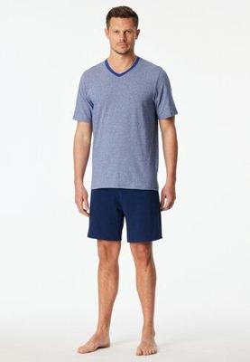 Schiesser Schiesser Heren Pyjama Short royal blue 183585 54/XL