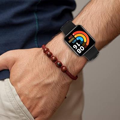Tweekleurige sportband - Zwart met grijs - Xiaomi Redmi Watch 2 (Lite)